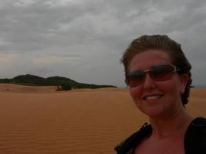 Orange sand dunes of Mui Ne