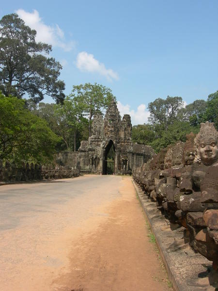 Entrance way to Angkor Thom