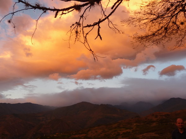 Sunset Cloud Over Vilcabamba