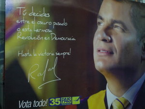 Correa Election Poster