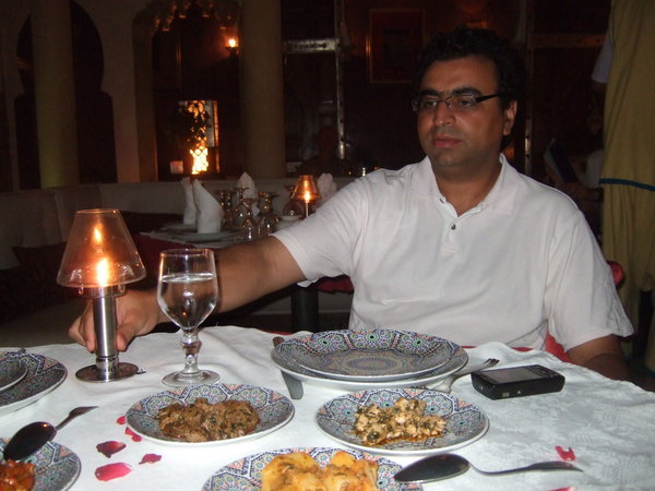 Adil at Dinarjat Restaurant