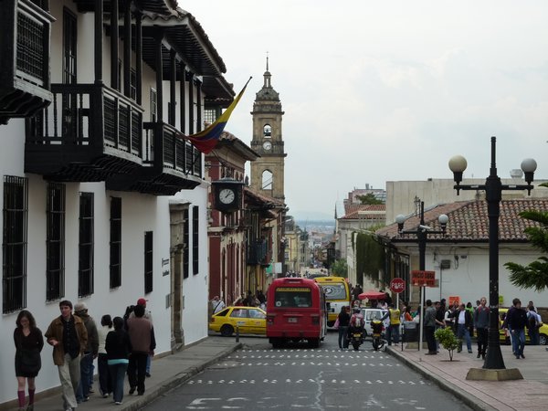 Typical street in La Candelaria