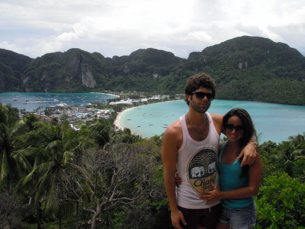the top of Phi Phi