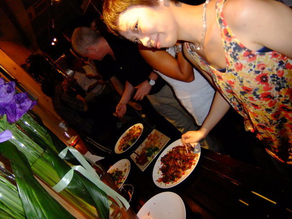 thai restaurant opening...so fun and delicious! 