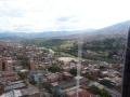 Looking back on Medellin from the cablecar