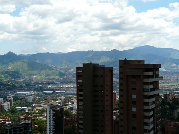 Mountains over Medellin