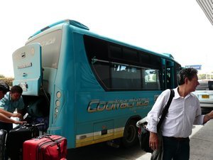 The bus we took from Bogota to Cerinza