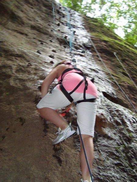 Rappelling Up the Wall