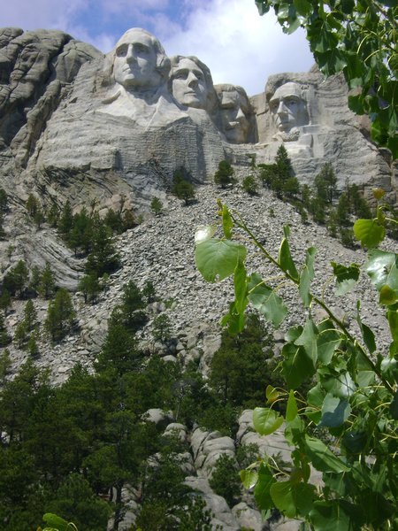 Rushmore from trail