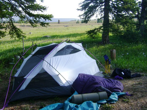 Bighorn National Forest campsite