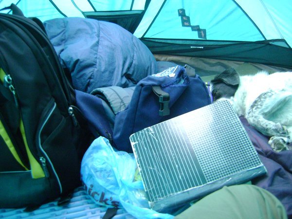 Tent blogging method