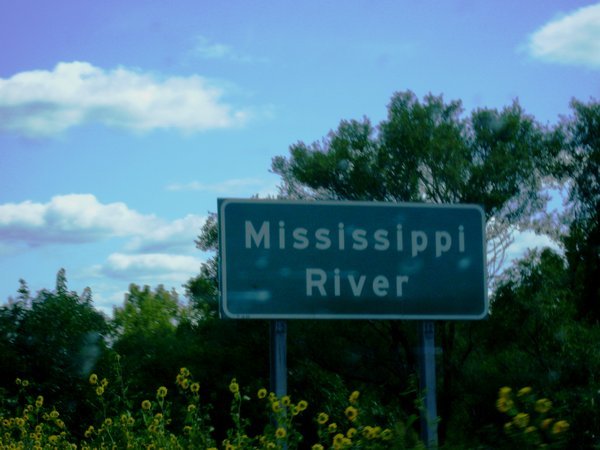Mississippi River Sign