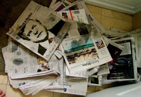 Catchiing Up on Missed Newspapers