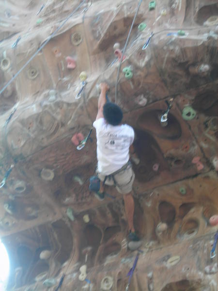Masa's competetive climbing continued