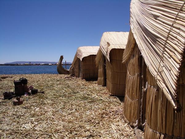 Los Huts of the Uros peoples