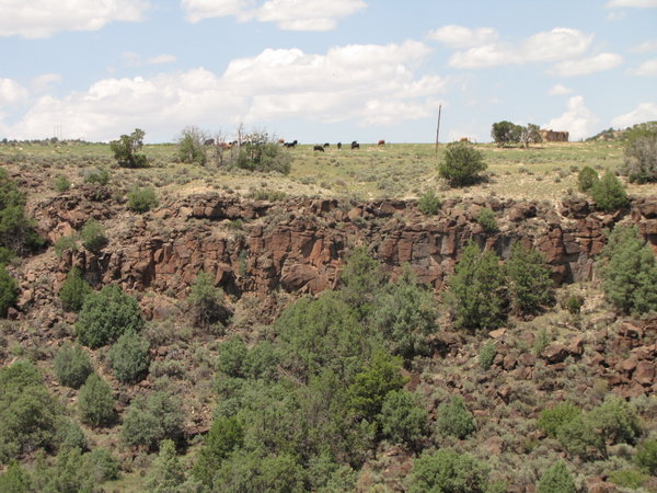 le canyon de l'Arroyo Hondo