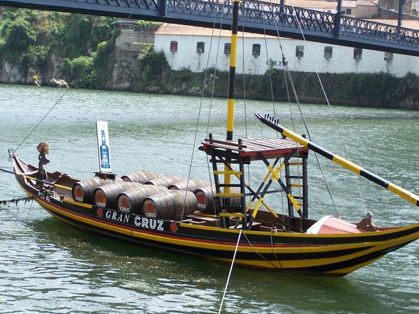 Porto boat with port on board