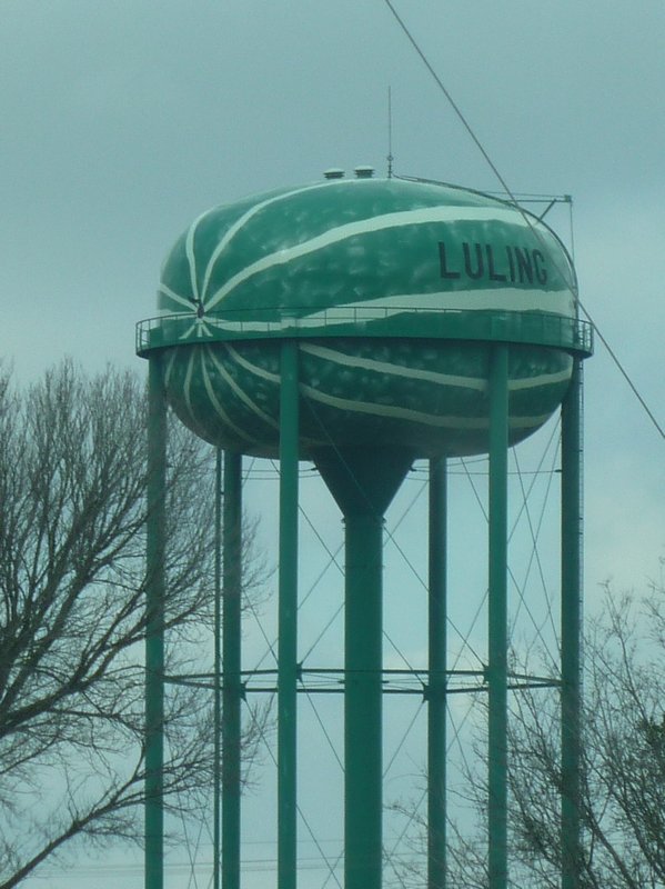 Luling, Texas water tower
