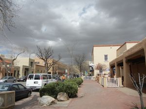 Storm clouds in Santa Fe