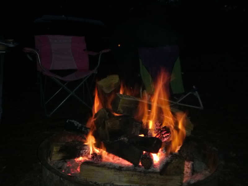 Campfire at Hunting Island