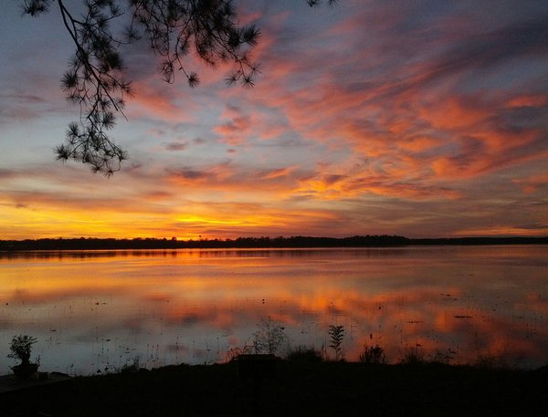 Sunset on Seminole Lake