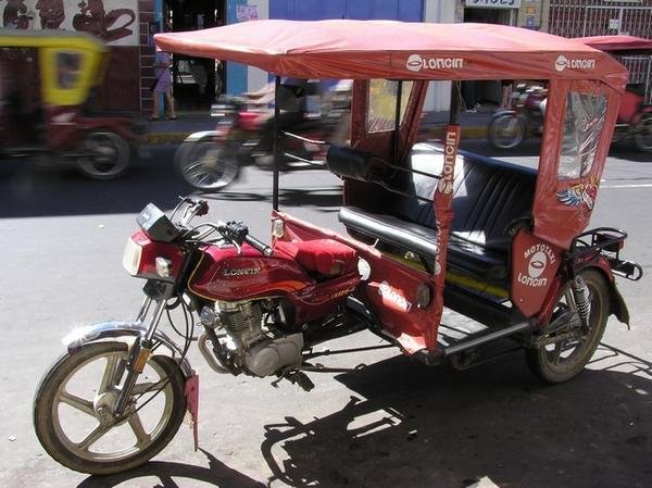 The famous Iquitos moto taxi