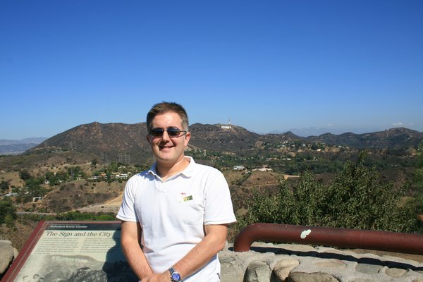 Andy & Hollywood sign