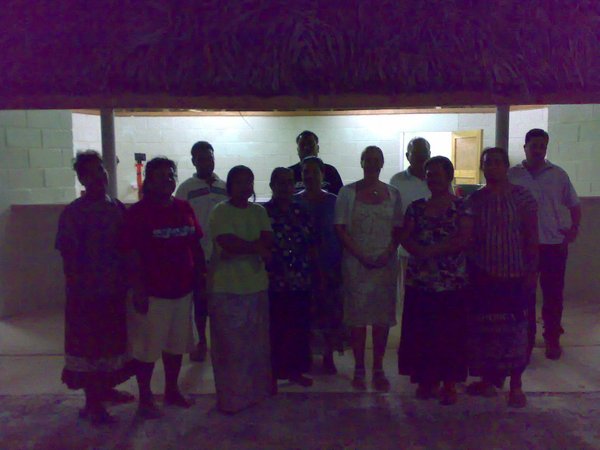 At the Kiribati Parliament
