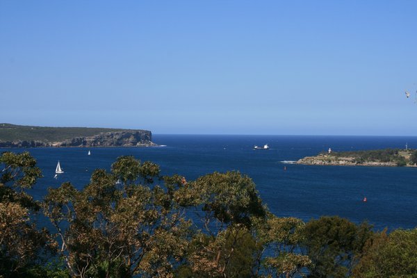 The entrance to Sydney Harbour