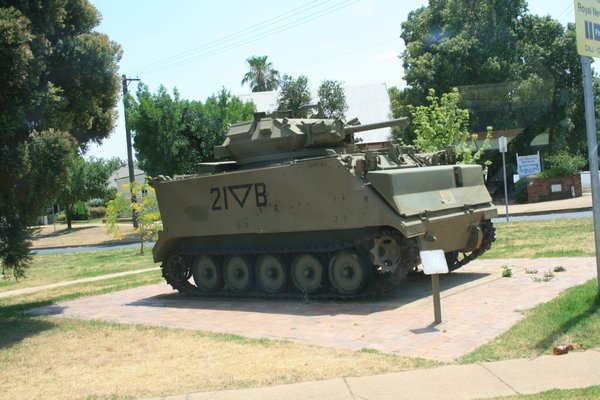Tank in Wagga