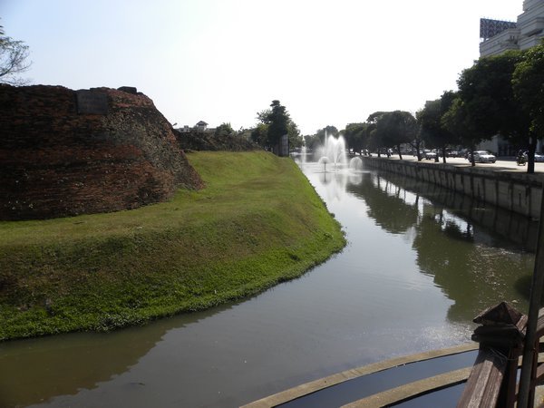 Chiang Mai Moat and remains of their city wall