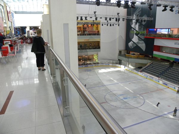 The Mall of the Emirates has 1200+ shops...and an ice skating rink