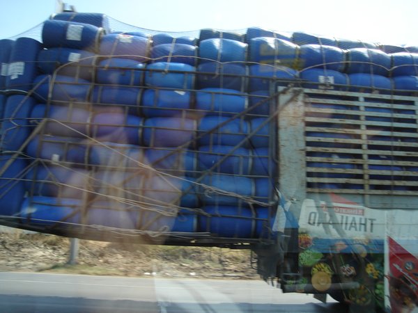 Typical of an overloaded truck!
