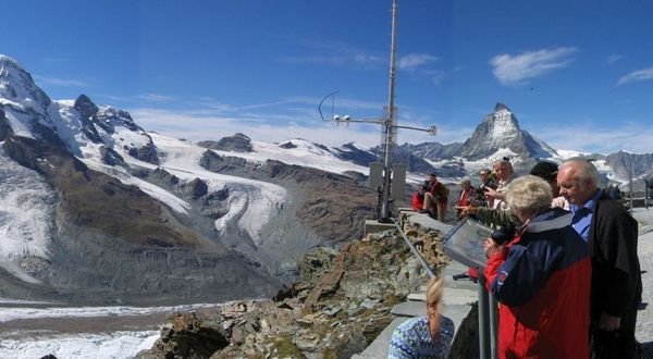 A view of the Matterhorn (4,478m)
