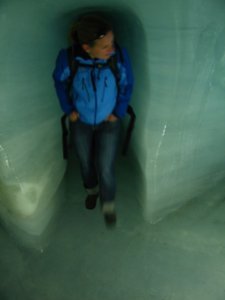 .. and glacier spotting from inside a glacier