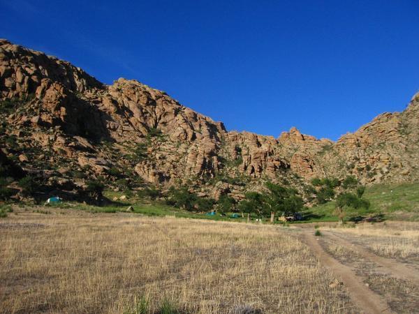 Our Khongo Kahn campsite