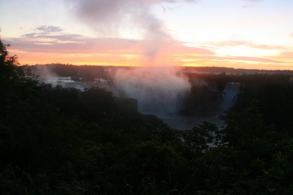 Sunset @ Iguassu Falls