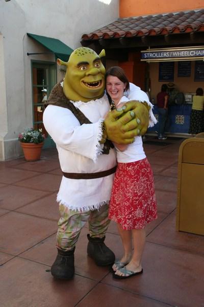 Getting cosy with Shrek