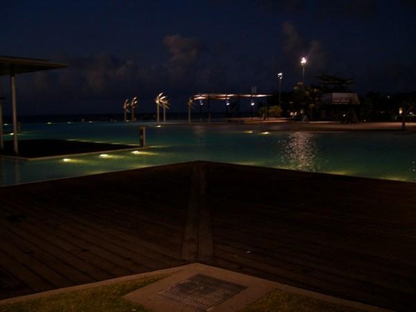 Cairns Lagoon at Night