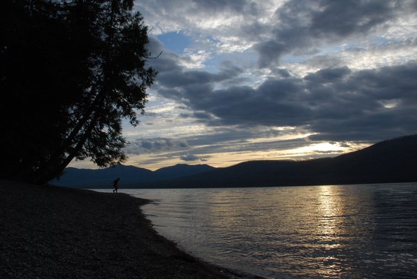 Sunset at Lake MacDonald