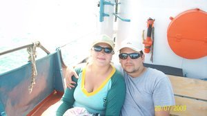 Us on the boat
