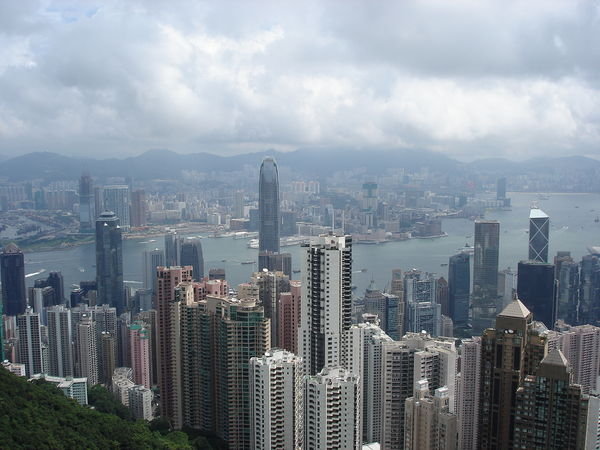 View of Hong Kong and Kowloon from Victoria Peak