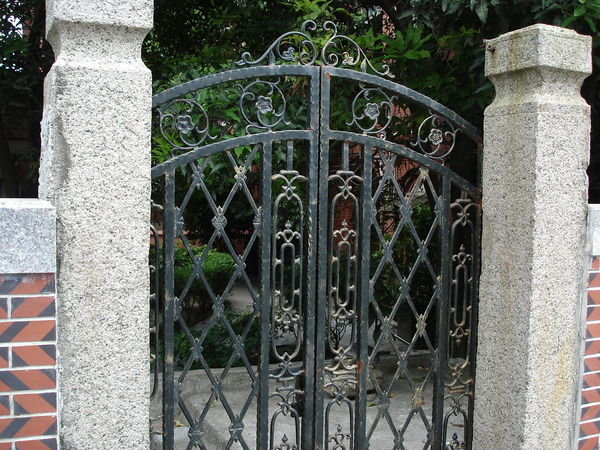 Typical villa gate