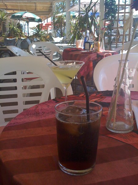 Happy hour at the Marbella marina