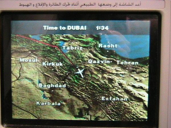 Enroute to Dubai