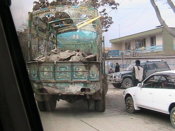 Pakistani truck in Kabul