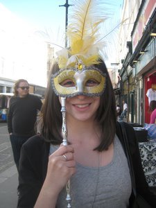 masks on Portabello Road