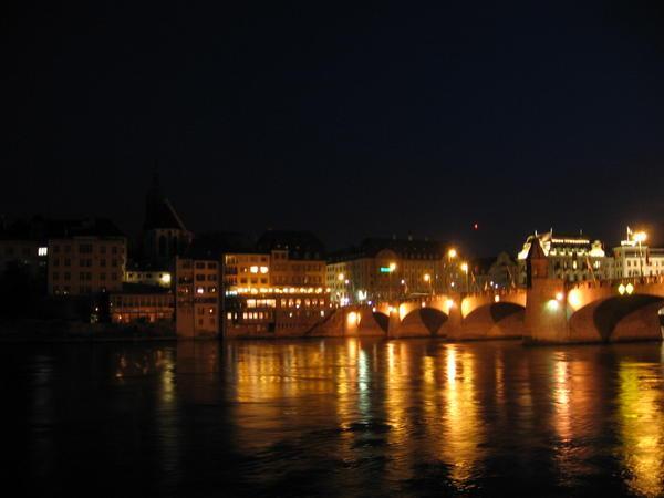Rhein at night