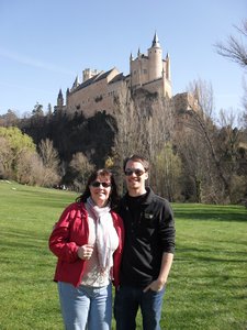 Mom and I in Segovia