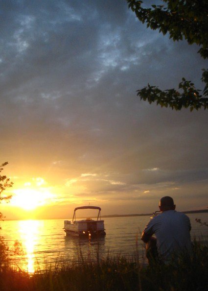 Sylvan Lake sun set